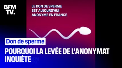 Don de sperme: pourquoi la possible levée de l'anonymat inquiète