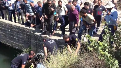 Sulama kanalına düşen işçinin cansız bedenine ulaşıldı