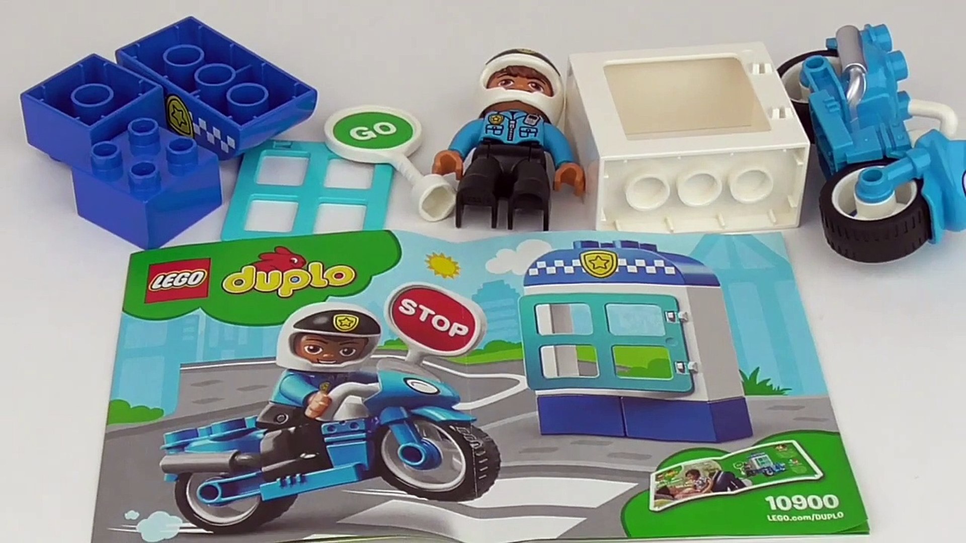 Normal koncert syg LEGO Duplo Police Bike - Playset 10900 Toy Unboxing - video Dailymotion