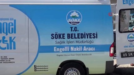 Söke'de engelli nakil aracı hizmete girdi