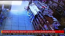 İstanbul-avcılar'da deprem anında yaşanan panik kamerada