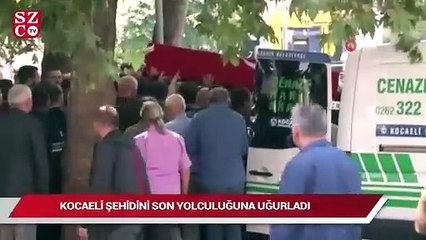 Kocaeli şehidini son yolculuğuna uğurladı