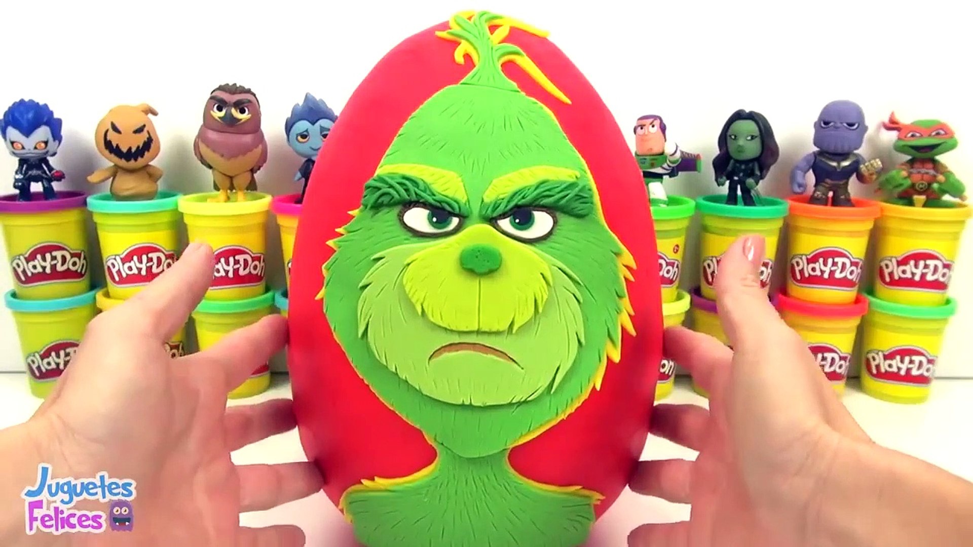 Huevo Sorpresa Gigante de El Grinch en Español de Plastilina Play Doh -  video Dailymotion