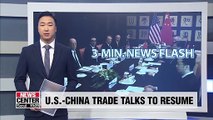 U.S.-China trade talks to resume in 2 weeks: Mnuchin
