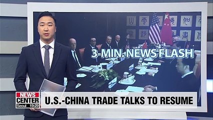 U.S.-China trade talks to resume in 2 weeks: Mnuchin