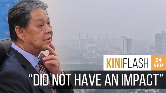 Haze? Not a big impact on tourism, minister says confidently | KiniFlash - 24 Sep