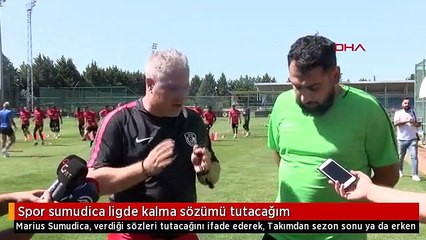 Spor sumudica ligde kalma sözümü tutacağım