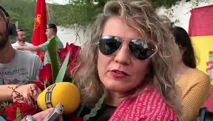 María José Rama, viuda del cabo Juan Carlos Beiro (asesinado por ETA), critica la presencia de María Chivite en el homenaje en Leiza