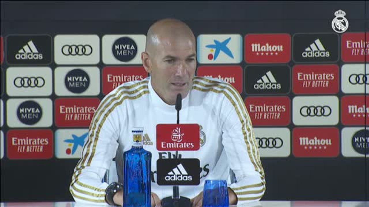 Zidane, sobre las lesiones: "Me molesta pero no me preocupa, son cosas que pueden pasar"