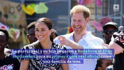 El príncipe Harry y la duquesa Meghan llegan a Sudáfrica