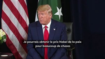 Donald Trump n'en doute pas : il mérite le Nobel de la paix