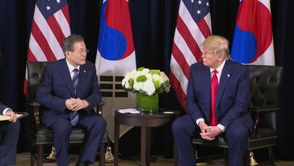 한미 정상 "비핵화와 평화구축 진전 좋은 기회...北에 무력행사 안 해" / YTN