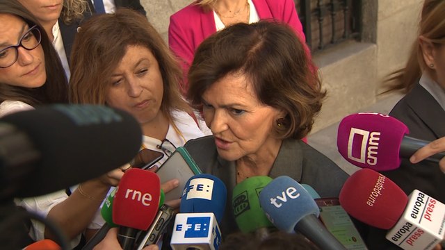 Calvo dice que el Gobierno pondrá fecha para exhumar a Franco