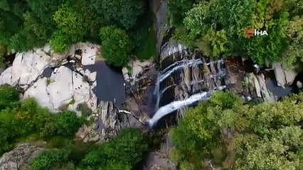 Bursa'nın şelalelerinde güz bereketi