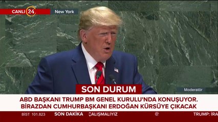 Trump BM Genel Kurulu'nda