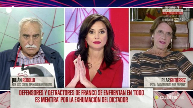 Circo 'guerracivilista 'en Todo es Mentira para que los bufones de Risto lo pasen en grande a costa de insultos y gritos