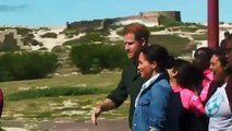 Harry e Meghan visitam projetos sociais na África do Sul