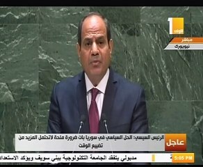 السيسىي يؤكد ضرورة محاسبة داعمى الإرهاب بالمال أو السلاح