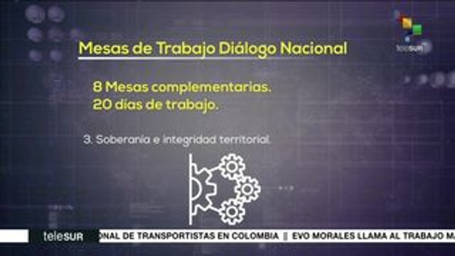 Venezuela: Mesa de Diálogo Nacional conformará 8 mesas de trabajo