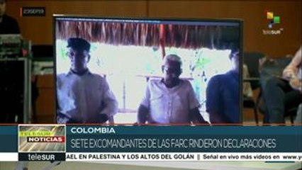 Colombia: miembros de FARC responden ante JEP por retenciones