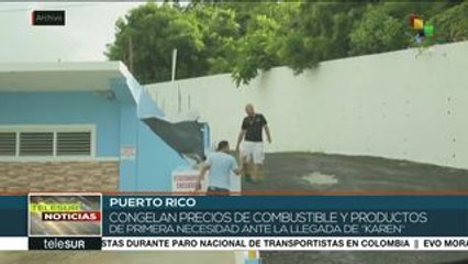 Puerto Rico congela precios del combustible ante llegada de "Karen"