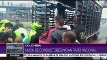 Colombia: transportistas inician paro nacional indefinido