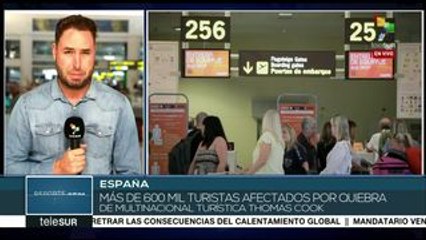 Más de 600.000 turistas afectados tras cierre de Thomas Cook