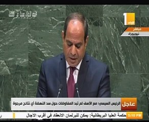 السيسى يدعو العالم لتحقيق السلام والعمل الصالح للإنسانية