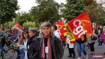 Manifestation à l'appel de l'intersyndicale contre la réforme des retraites, à Grenoble