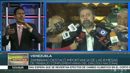 Venezuela: oposición destaca importancia de mesas en diálogo nacional