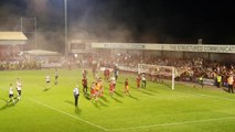 Crawley Town celebrate against Norwich City