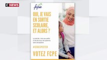 Une affiche de la FCPE avec une maman voilée fait polémique dans l'éducation nationale