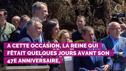 PHOTOS. La reine Letizia d'Espagne fait une rare sortie sans escarpins