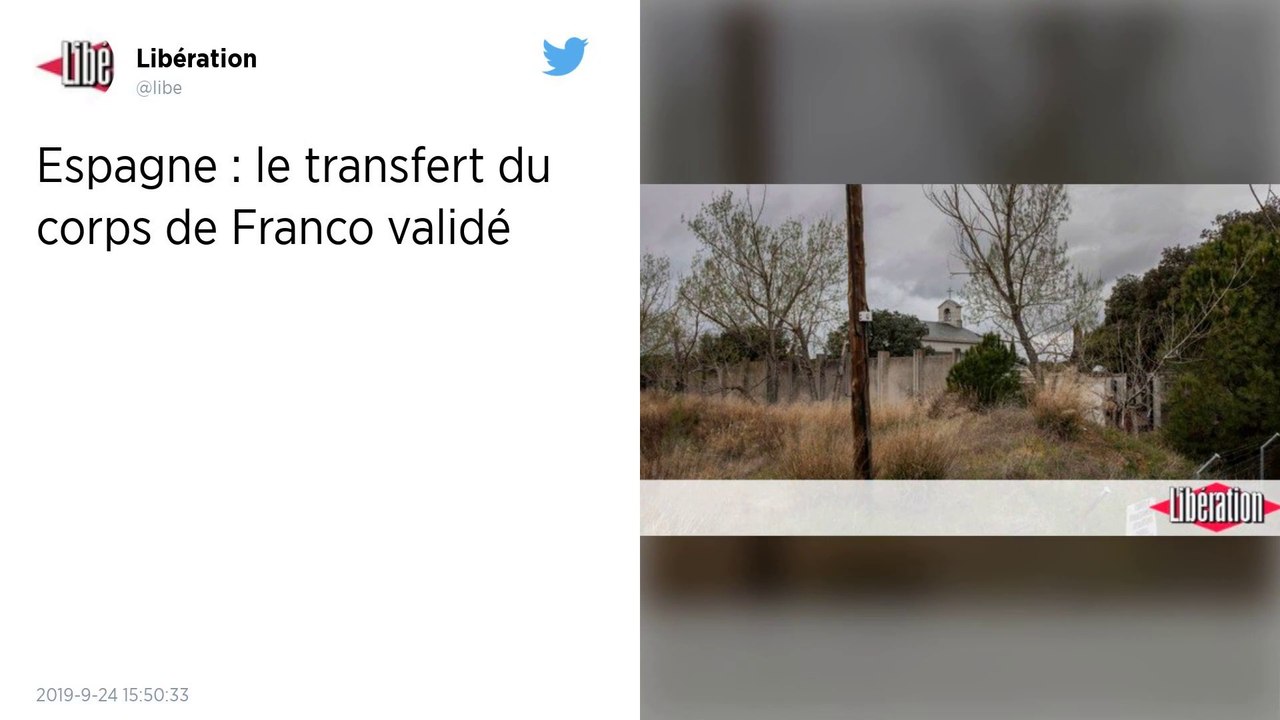 La justice espagnole autorise l’exhumation des restes du général Franco, suspendue en juin