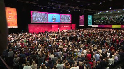 Corbyn calls on Johnson to resign during conference speech