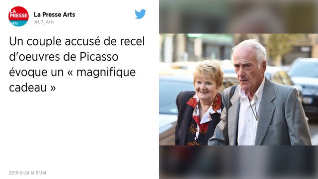Un couple accusé de recel d'oeuvres de Picasso évoque un magnifique cadeau
