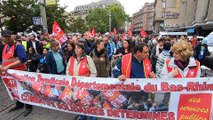 Manifestation pour la défense des retraites à Strasbourg