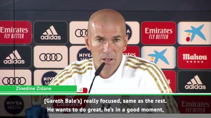 Zidane impressed by 'committed' Bale