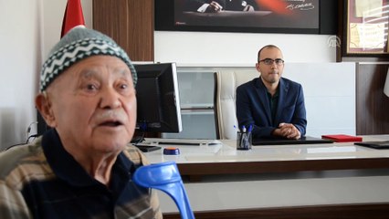 Emekli maaşını biriktirip hastaneye cihaz aldı - MANİSA
