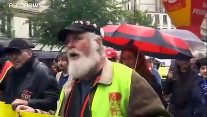 France : plus de 10 000 manifestants réunis contre la réforme des retraites