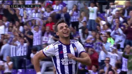 Gol de Óscar Plano para Real Valladolid