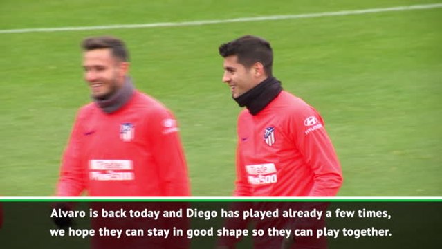 Simeone hoping for Costa and Morata pairing to shine