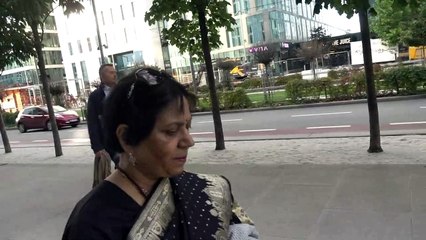 BDMV-90 Aruna & Hari Sharma walking at Dronning Eufemias gate 15, 0191 Oslo Sep 20, 2019