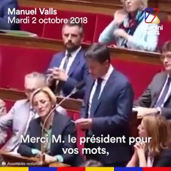 Les derniers mots de Manuel Valls à l'Assemblée Nationale