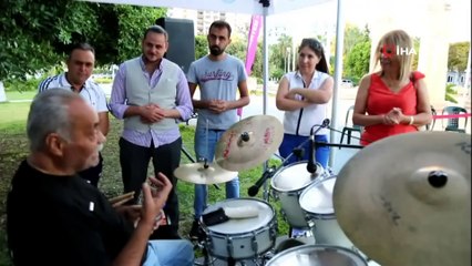 Mersin’deki bateristin rekor denemesi yarım kaldı
