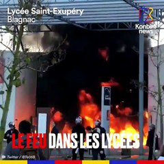 Le feu dans les lycées