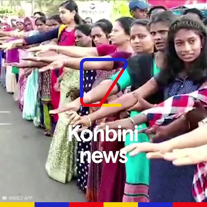Inde : une chaine humaine de femmes de 600km pour le droit d’entrer dans un temple