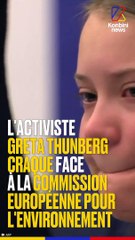 Les larmes de Greta Thunberg pour Notre-Dame et notre planète
