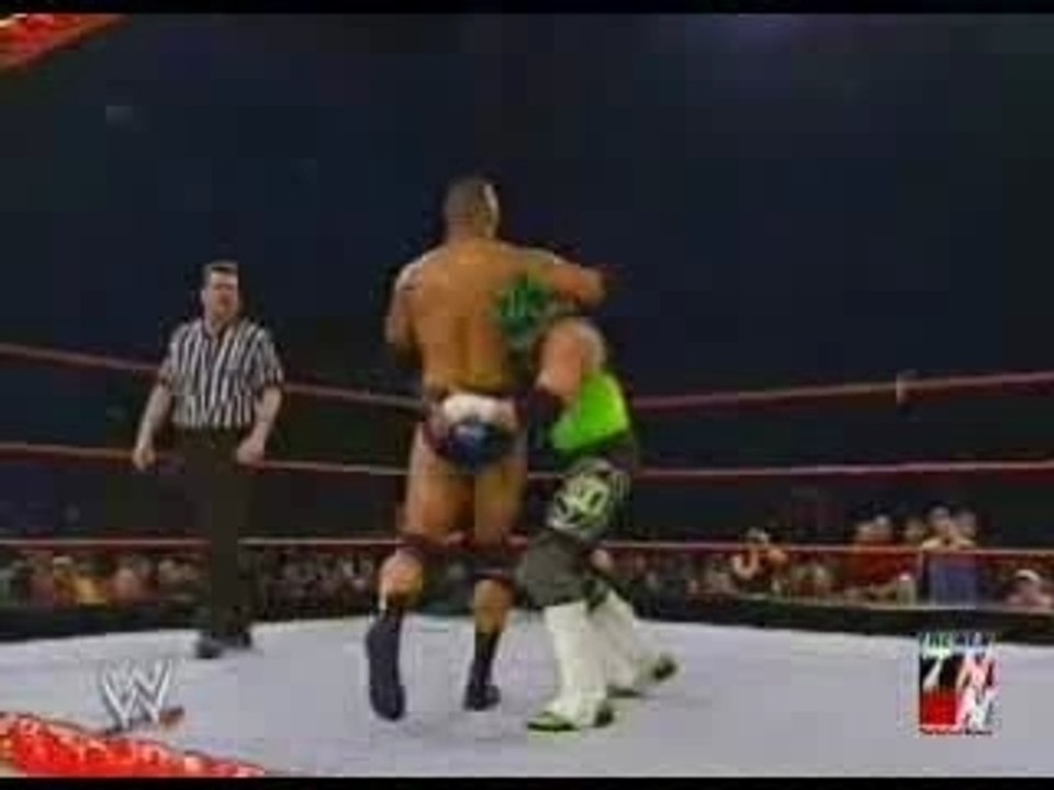 WWE - Hurricane Chokeslams The Rock