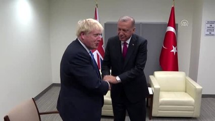 Cumhurbaşkanı Erdoğan, İngiltere Başbakanı Johnson'la görüştü - NEW